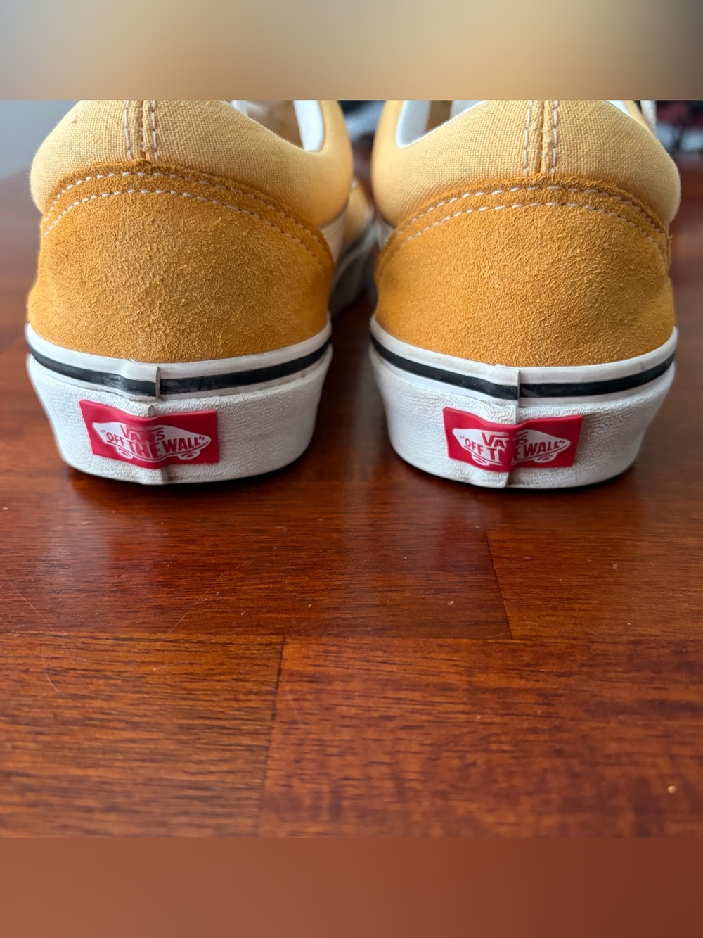 Vans Old Skool Low Top Yellow Gold Suede And Canvas Sneakers - Picture 5 of 10